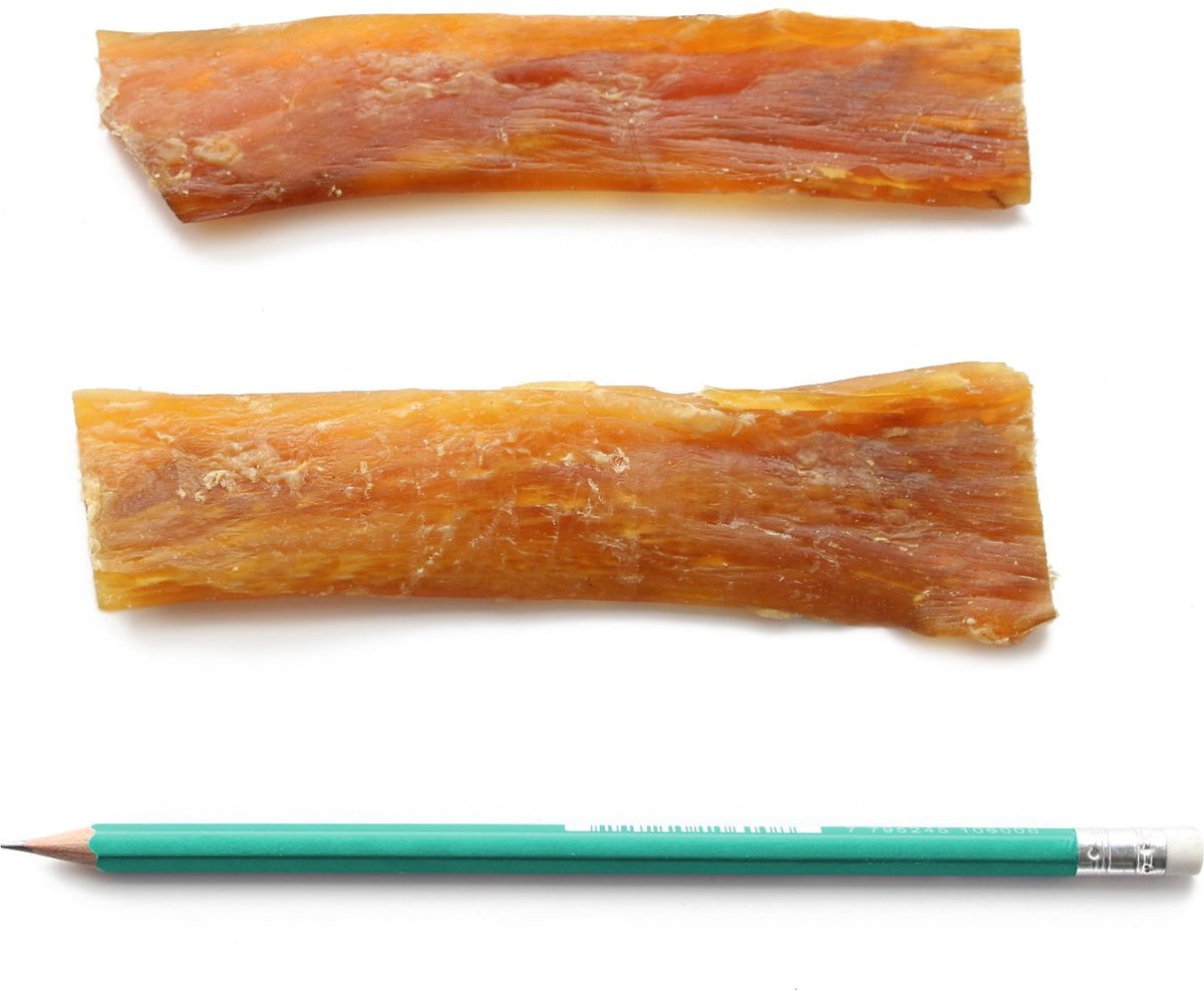 SUPERCAN BULLY STICKS 6in BackStrap Tendon Dog Treats, 25 count