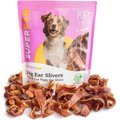 SuperCan Bully Sticks Pig Ear Sliver Dog Treats, 1-lb bag