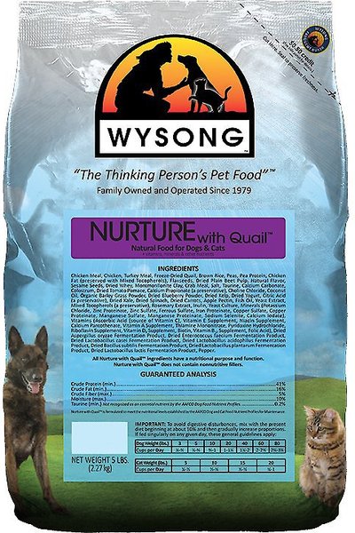 Wysong Nurture with Quail Dry Dog & Cat Food, 5-lb bag slide 1 of 2