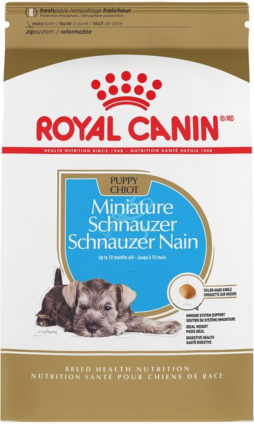 Royal Canin Breed Health Nutrition Miniature Schnauzer Puppy Dry Dog Food, 2.5-lb bag slide 1 of 9