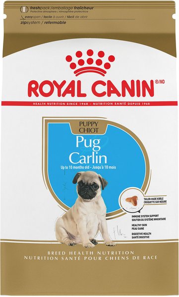 Royal Canin Breed Health Nutrition Pug Puppy Dry Dog Food, 2.5-lb bag slide 1 of 8