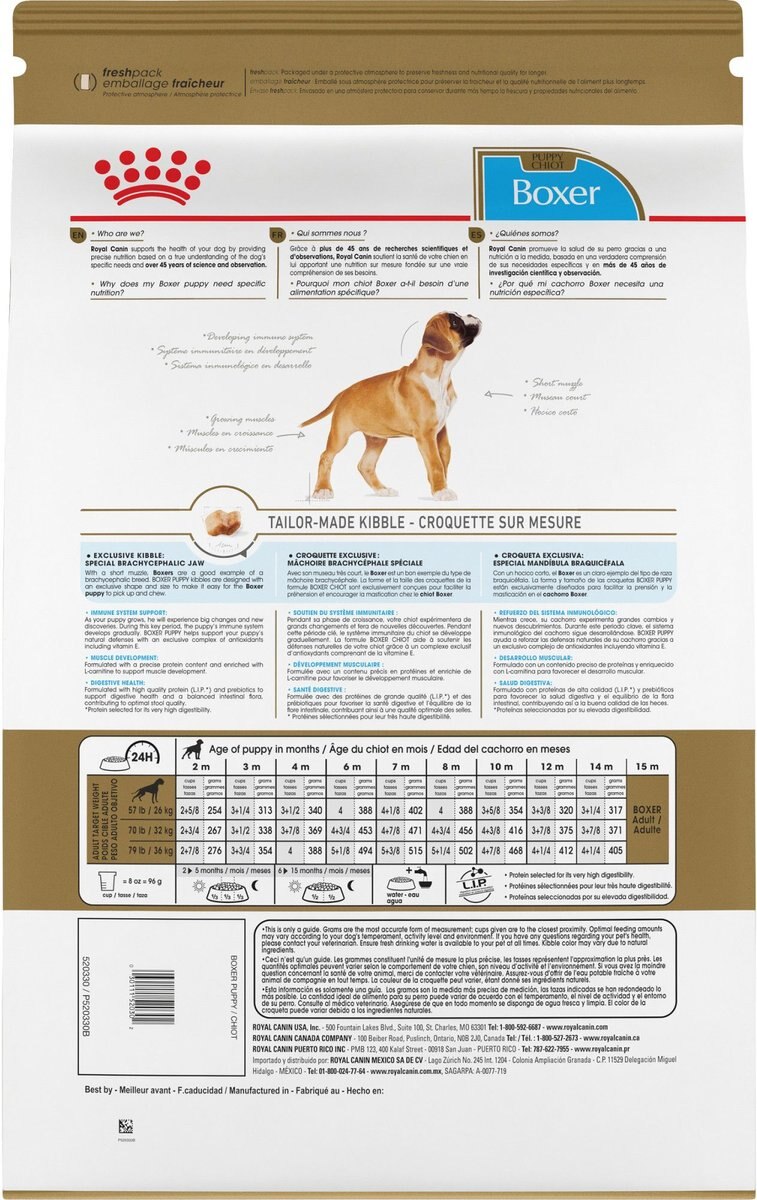 Royal Canin Breed Health Nutrition Boxer Puppy Dry Dog Food