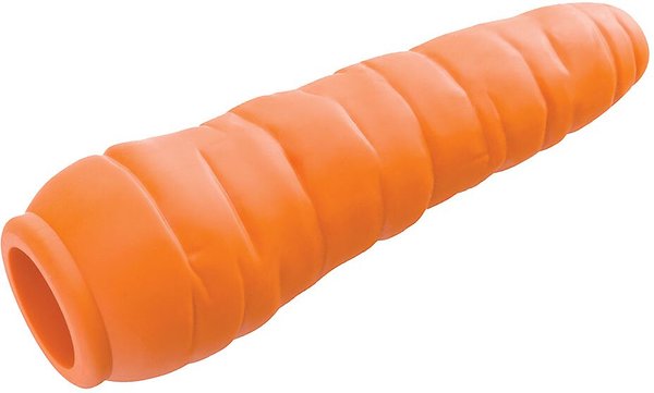 Rubber Carrot Dog Toys for Training and Cleaning Durable