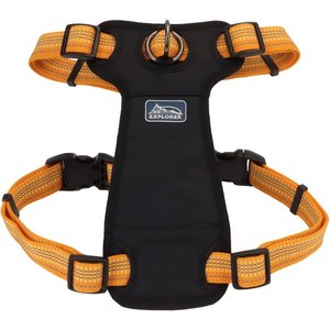 K9 Explorer Brights Reflective Front-Connect Harness, Desert, Large, 1-in x 26-38-in