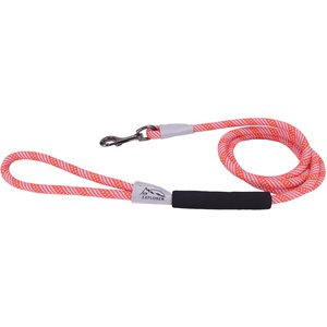 REMINGTON Braided Rope Dog Leash, Safety Orange, 6-ft long, 1/2-in wide 