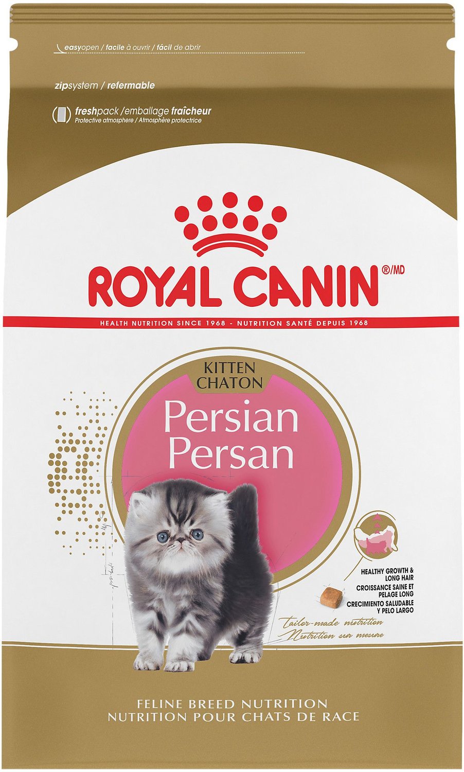 Laat je zien lineair krans ROYAL CANIN Feline Breed Nutrition Persian Kitten Dry Cat Food, 3-lb bag -  Chewy.com