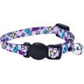 Li'l Pals Adjustable Breakaway Kitten Collar, Purple Butterflies