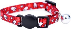 Li'l Pals Adjustable Breakaway Kitten Collar, Red Mice