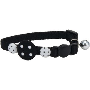 LI'L PALS Kitten Embellishment Collars, Black Buttons - Chewy.com