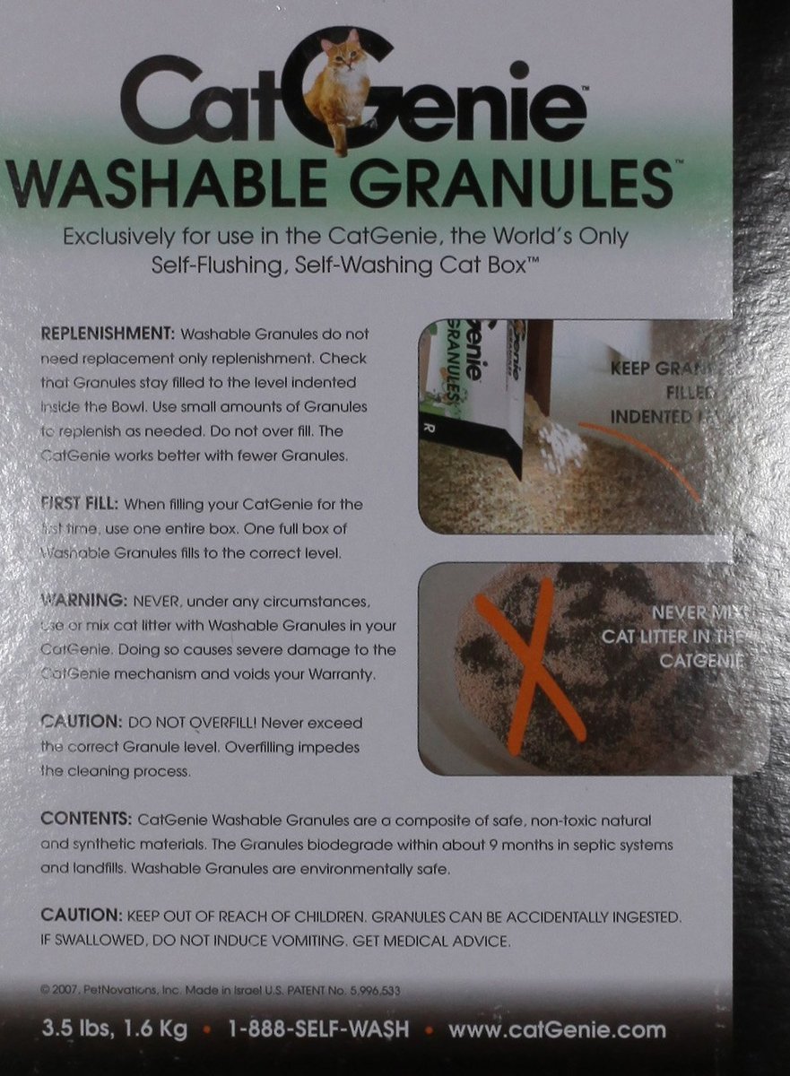 Washable cat clearance litter