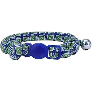 Li'l Pals Round Kitten Collar, Squares