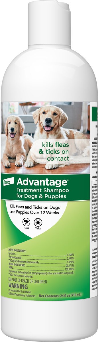 Advantage treatment shampoo shop for dogs and puppies