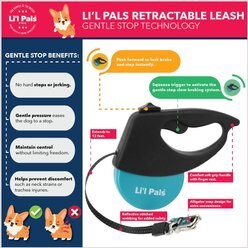 Li'l Pals Retractable Leash with Alligator Snap, Pink slide 2 of 6