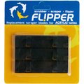 Flipper Standard ABS Plastic Replacement Blade Algae Scraper, 3 count