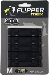 Flipper Max ABS Plastic Replacement Blade Algae Scraper, 5 count
