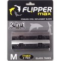 Flipper Max Stainless Steel Replacement Blades Algae Scraper, 2 count