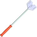 Flipper Platinum Hand Algae Scraper, 18-in