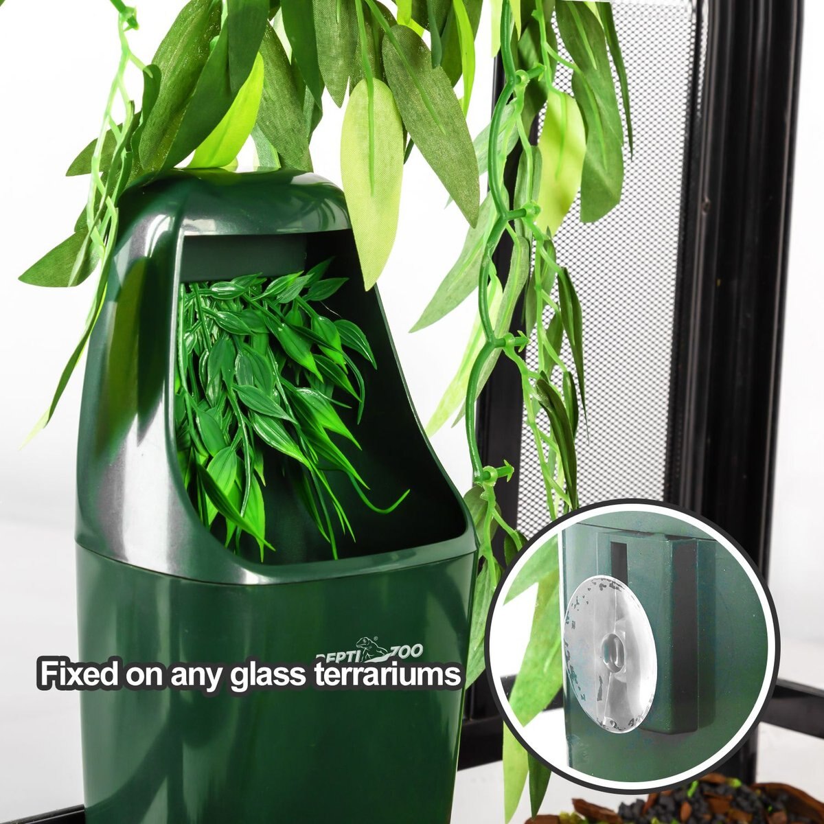 REPTI ZOO Automatic Reptile Feeder, Green