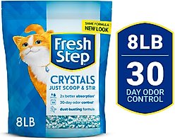 Fresh Step Fresh Scented Non-Clumping Crystal Cat Litter, 8-lb