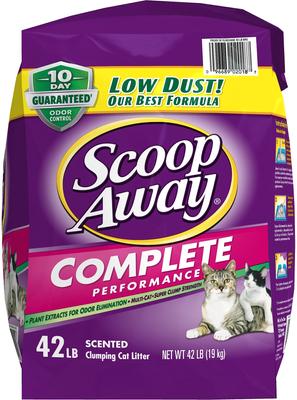 Show full view: Scoop Away Complete Performance Fresh Scented Clumping Clay Cat Litter, 42-lb bag slide 5 of 7
