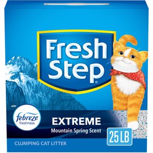 Fresh Step Extreme Odor Control Febreze Scented Clumping Clay Cat Litter, 25-lb box