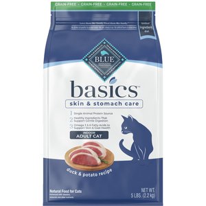 BLUE BUFFALO Basics Skin Stomach Care Grain Free Formula Fish