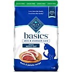 Blue Buffalo Basics Skin & Stomach Care Grain-Free Formula Duck & Potato Indoor Adult Dry Cat Food, 11-lb bag