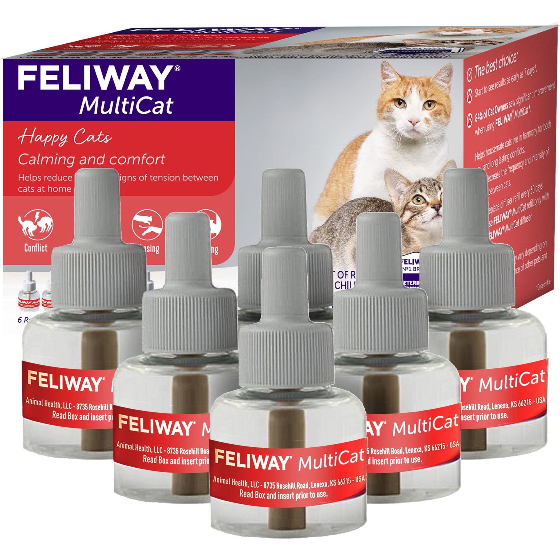 Feliway spray 60 ml - Anti-stress pour chat Feliway