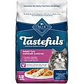 Blue Buffalo Tastefuls Hairball Control Natural Chicken & Brown Rice Recipe Adult Dry Cat Food, 15-lb bag