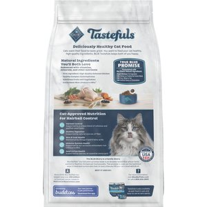 Blue Buffalo Tastefuls Hairball Control Natural Chicken & Brown Rice Recipe Adult Dry Cat Food, 15-lb bag