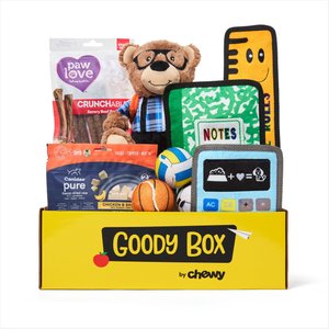 Goody Box Teacher’s Pet Dog Toys & Treat, Small/Medium