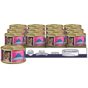 Blue Buffalo Wilderness Kitten Salmon Grain-Free Canned Cat Food, 3-oz, case of 24