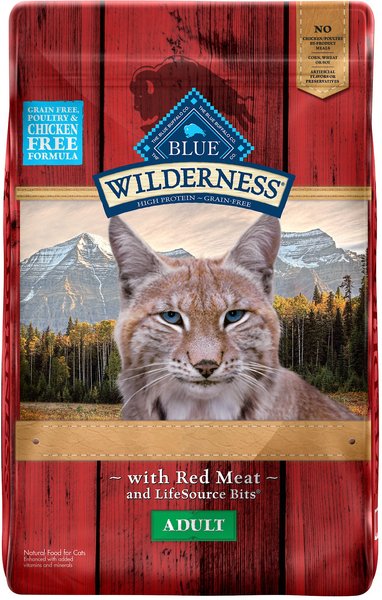 Blue Buffalo Wilderness Rocky Mountain Recipe with Red Meat Adult Grain-Free Dry Cat Food, 10-lb bag slide 1 of 7