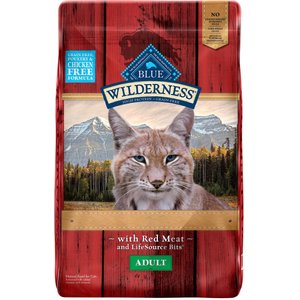 Blue Buffalo Wilderness Rocky Mountain Recipe with Red Meat Adult Grain-Free Dry Cat Food, 10-lb bag