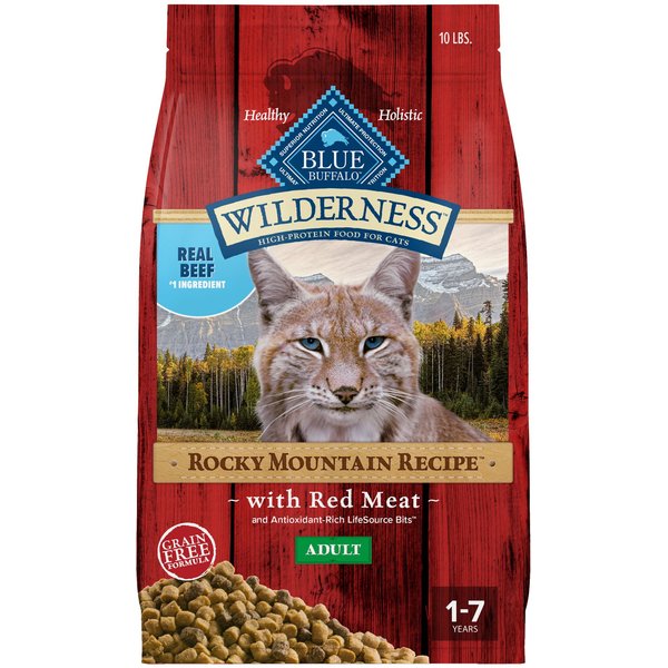 Blue Buffalo Wilderness Indoor Chicken Recipe Grain Free Dry Cat Food 11 Lb Bag 7431