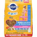 Pedigree Puppy Growth & Protection Chicken & Vegetable Flavor Dry Dog Food, 30-lb bag, bundle of 2
