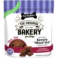 Three Dog Bakery Soft Baked Savory Woofers Chicken & Apple Flavor Grain-Free Dog Treats, 25-oz bag