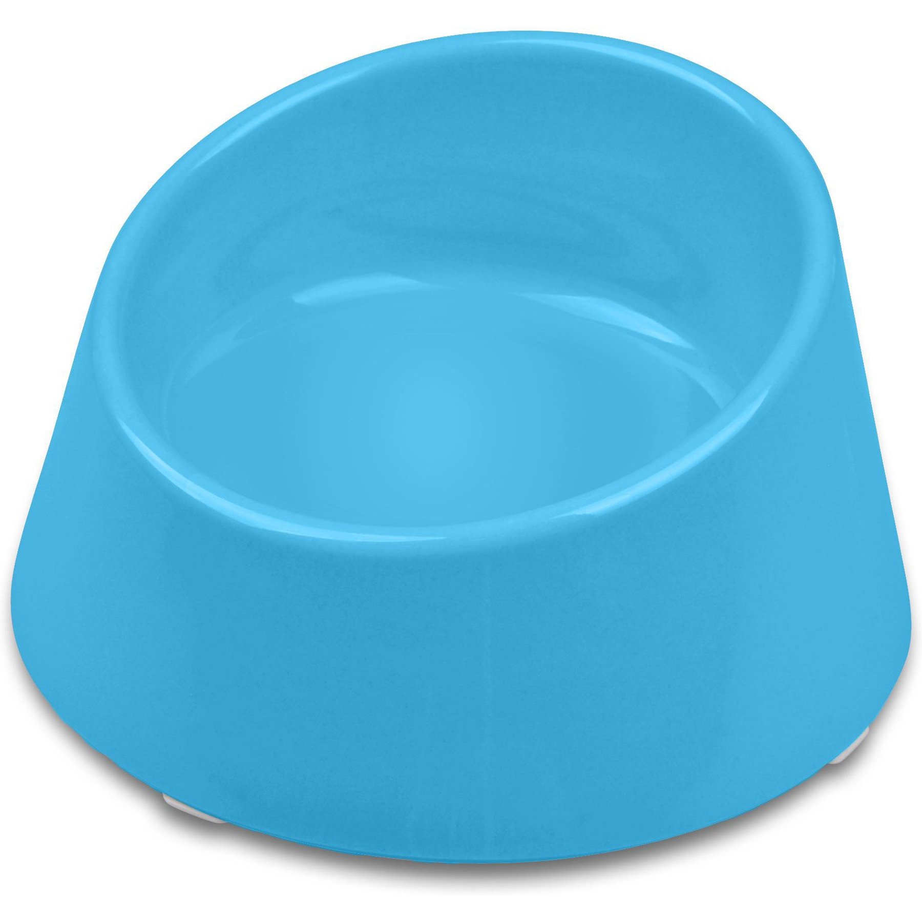 Combined Type Elevated Cat Bowl - Pawaii Purple Bowl and Blue Dish