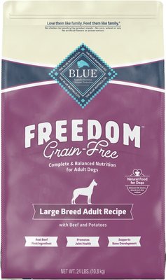 Blue Buffalo Freedom Large Breed Adult Beef Recipe Grain-Free Dry Dog Food, slide 1 of 1