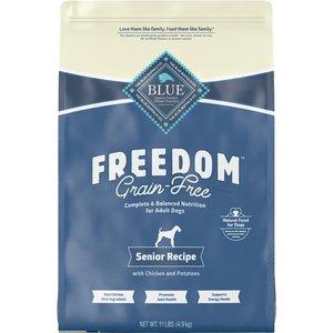 Blue Buffalo Freedom Senior Chicken Recipe Grain-Free Dry Dog Food, 11-lb bag