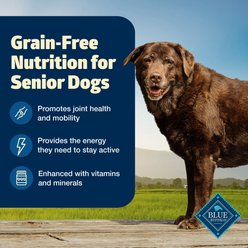 Blue Buffalo Freedom Senior Chicken Recipe Grain-Free Dry Dog Food, 24-lb bag slide 2 of 8