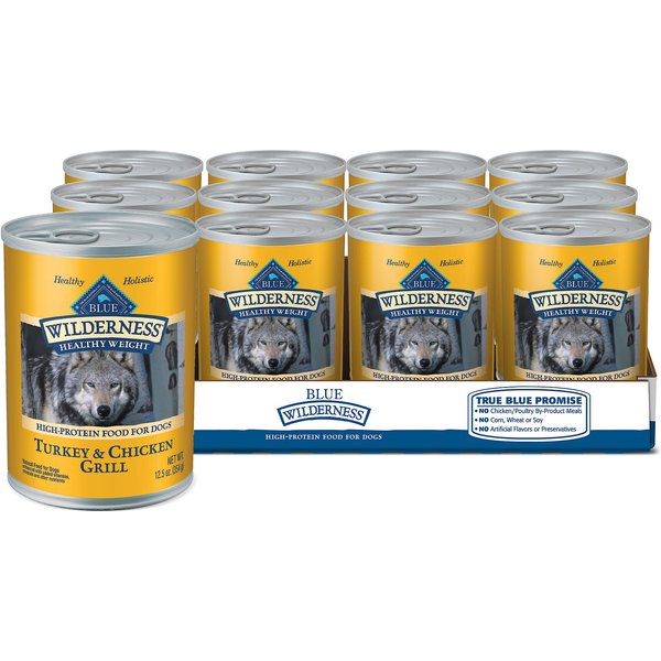 Blue buffalo healthy on sale weight canned dog food