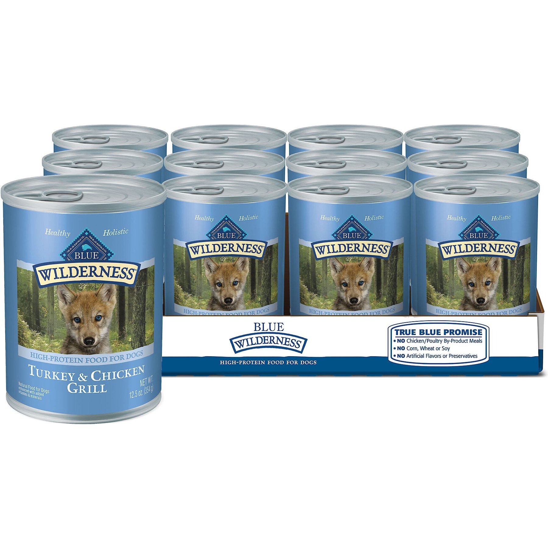 Blue wilderness clearance canned puppy food