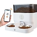 INSTACHEW Purechew Double Automatic 1-10 Feeding Dog & Cat Feeder, White