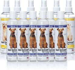 VetSmart Formulas Protect Dog Shampoo & Home + Dog Spray, 8-oz bottle, 12 count