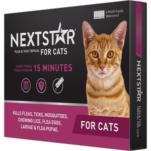 NextStar Fast Acting Cat Flea & Tick Treatment