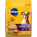 Pedigree Roasted Chicken & Vegetable Flavor with Bacon Flavored Bites Adult Dry Dog Food, 30-lb bag