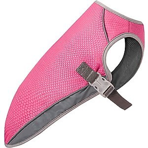 Canada Pooch Cooling Dog Vest, Neon Pink, 12
