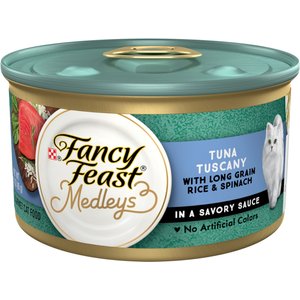 Fancy Feast Medleys Tuna Tuscany Canned Cat Food, 3-oz, case of 24