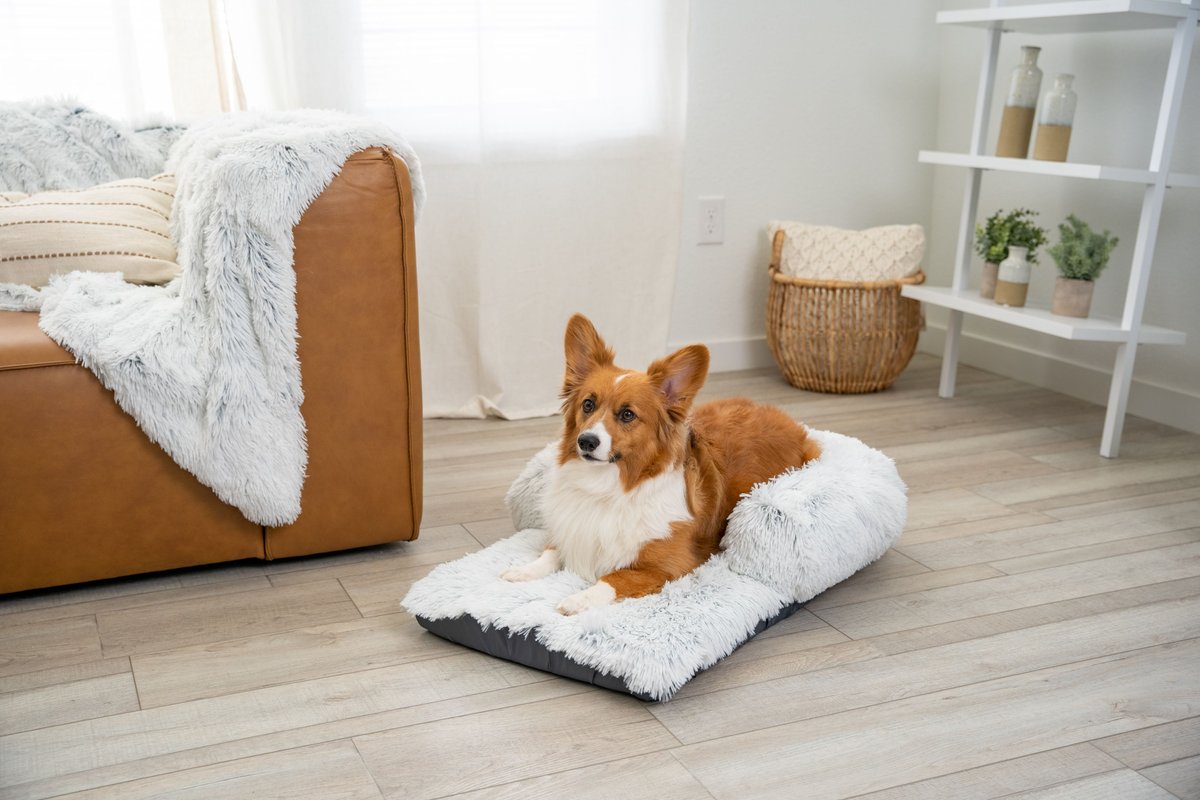 BEST FRIENDS BY SHERI Nap Crate Dog Mat, Frost, Medium